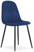 Scaun Bucatarie/Dining Askora Catifea Albastru
