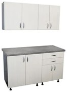 Bucatarie Sofia 1.4 metri cu blat imitatie beton