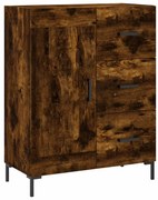 vidaXL Servantă, stejar fumuriu, 69,5x34x90 cm, lemn compozit