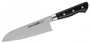 Cutit Santoku Samura PRO-S, otel japonez AUS 8, HRC 58, lama 18 cm