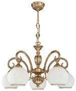 Candelabru din alama cu 5 brate design italian 8500