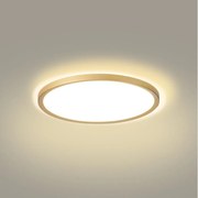 Brilagi - Corp de iluminat LED pentru baie ULTRA SLIM, 18W, 230V, Ø 30 cm, auriu, IP54