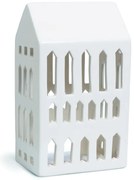 Sfeșnic din ceramică Kähler Design Urbania Lighthouse Church, alb