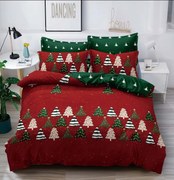 Set Lenjerie De Pat Craciun 6 Piese Pat 2 Persoane, Christmas Collection