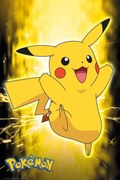 Poster Pokemon - Pikachu Neon