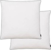 vidaXL Perne cu umplutură din puf/pene grele, 80 x 80 cm, alb