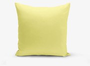 Față de pernă cu amestec de bumbac Minimalist Cushion Covers , 45 x 45 cm, galben