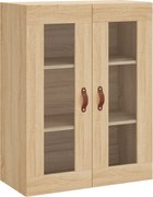 vidaXL Dulap TV montat pe perete, stejar sonoma, 69,5x34x90 cm