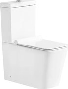 Mexen Cube WC compact cu capac cu închidere lentă, alb - 31014000