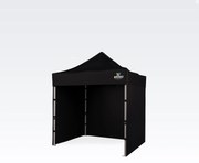 Cort evenimente 2x2m - cu 3 pereți - Negru