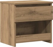 vidaXL Noptiera Artisan Stejar 40x30x39 cm Lemn prelucrat