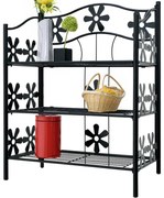 Raft metalic Negru mat 60 x 30 x 70 cm