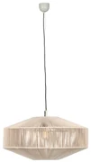 Japandi hanglamp bruin touw 61cm - Svea