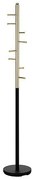 Cuier Ferro negru/auriu H173 cm