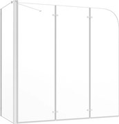 vidaXL Cabină de baie, 120x69x130 cm, sticlă securizată, transparent