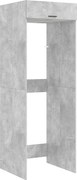 vidaXL Dulap pentru mașina de spălat cu ușă Beton 67,5 x 68 x 200 cm