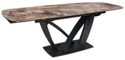 Masa Extensibila cu Blat Ceramic, Taupe, PAPILLON 180-220-260cm