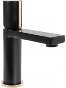 Baterie Icon negru mat gold – H 18 cm