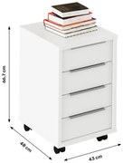 Dulap alb RIOMA TYP 14