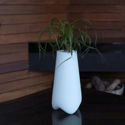Ghiveci plante/ flori design decorativ modern pentru amenajari interioare si exterioare, VLEK NANO PLANTER 51015A alb Vondom