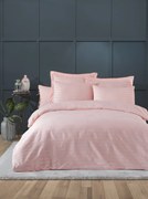 Set lenjerie pat 162ELR4137, roz pudra, bumbac/poliester, 200x220 cm,