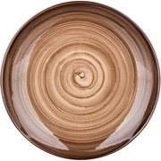 Farfurie întinsă Banquet PALAS, 27 cm, maro