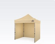 Cort evenimente 2x2m - cu 3 pereți - Bej