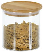 Recipient din sticlă cu capac de bambus, 500 ml, KESPER