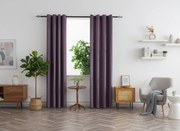 Draperie opaca DUNES VELVET 140x250 cm, mov Agatat: Inele metalice