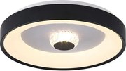 Plafoniera LED design modern Polka negru