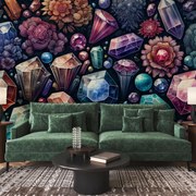 Fototapet - Diamante florale (147x102 cm)