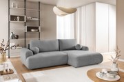 Colțar extensibil cu funcție de dormit Lotulis Mini dreapta - gri material hidrofob Blur 18