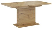 Masă de sufragerie extensibilă Bovata (stejar artisan) (pentru 6-8 persoane). 1097146