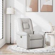 vidaXL Scaun extensibil din stofă gri nor