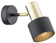 Aplica Spot modern design minimalist DORIA negru/alama
