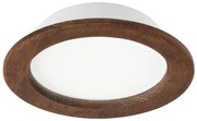 LED Spot WOODY 16,5W 230V 4000K cireș Ø18,5 cm, plafonieră încastrată