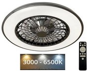 Plafonieră LED cu ventilator OPAL LED/48W/230V + telecomandă