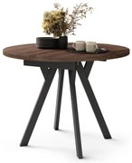 Masă de dining ARTUR stejar/negru