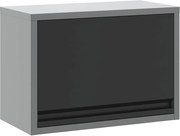 vidaXL Dulap pentru unelte cu depozitare Negru și Gri 50 x 25 x 35 cm