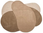 Covor maro din lână 110x140 cm Denton – Bloomingville