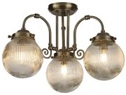 Plafoniera baie vintage metal alama antique IP44 Belvue 3L