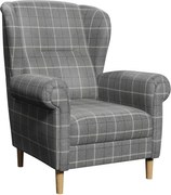 Fotoliu gri wing Swan – Ropez