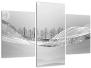 Tablou - Peisaj argintiu (90x60 cm)