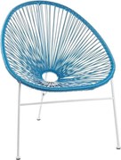 Scaun design modern albastru DOROTHY 0661024 BZ