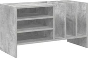 vidaXL Dulap pentru discuri de vinil Gri din beton 78,5 x 35 x 45 cm