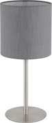 Globo 21440G - Lampă de masă BENSON 1xE27/40W/230V gri