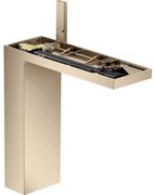 Baterie lavoar baie red gold lucios, ventil click-clack, Hansgrohe Axor MyEdition 230 Red gold lucios