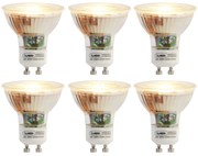 Set de 6 becuri LED GU10 3W 200lm 2200K