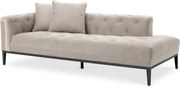 Pat de zi elegant design LUX Cesare left, pebble grey 111349 HZ