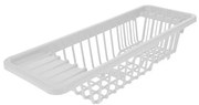 Scurgator vase pentru chiuveta, plastic alb, 45x16x10 cm